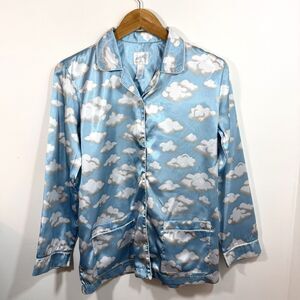 Nick & Nora Blue Cloud Pajama Top